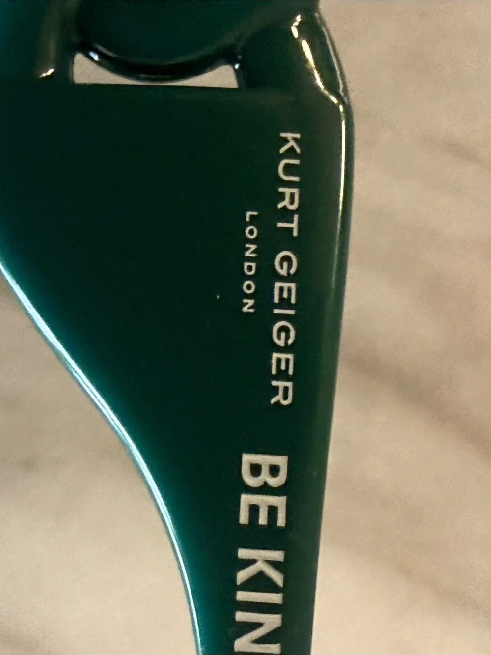 NWT Kurt Geiger Green Tinted Cat-Eye Sunglasses